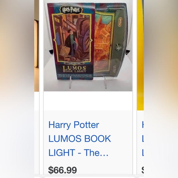 New Harry Potter Lumos soft case and book light - Picture 9 of 9
